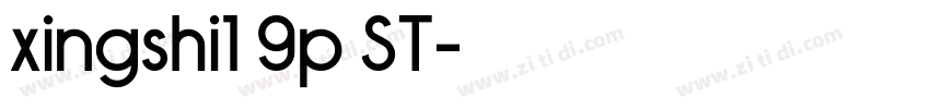 xingshi1 9p ST字体转换